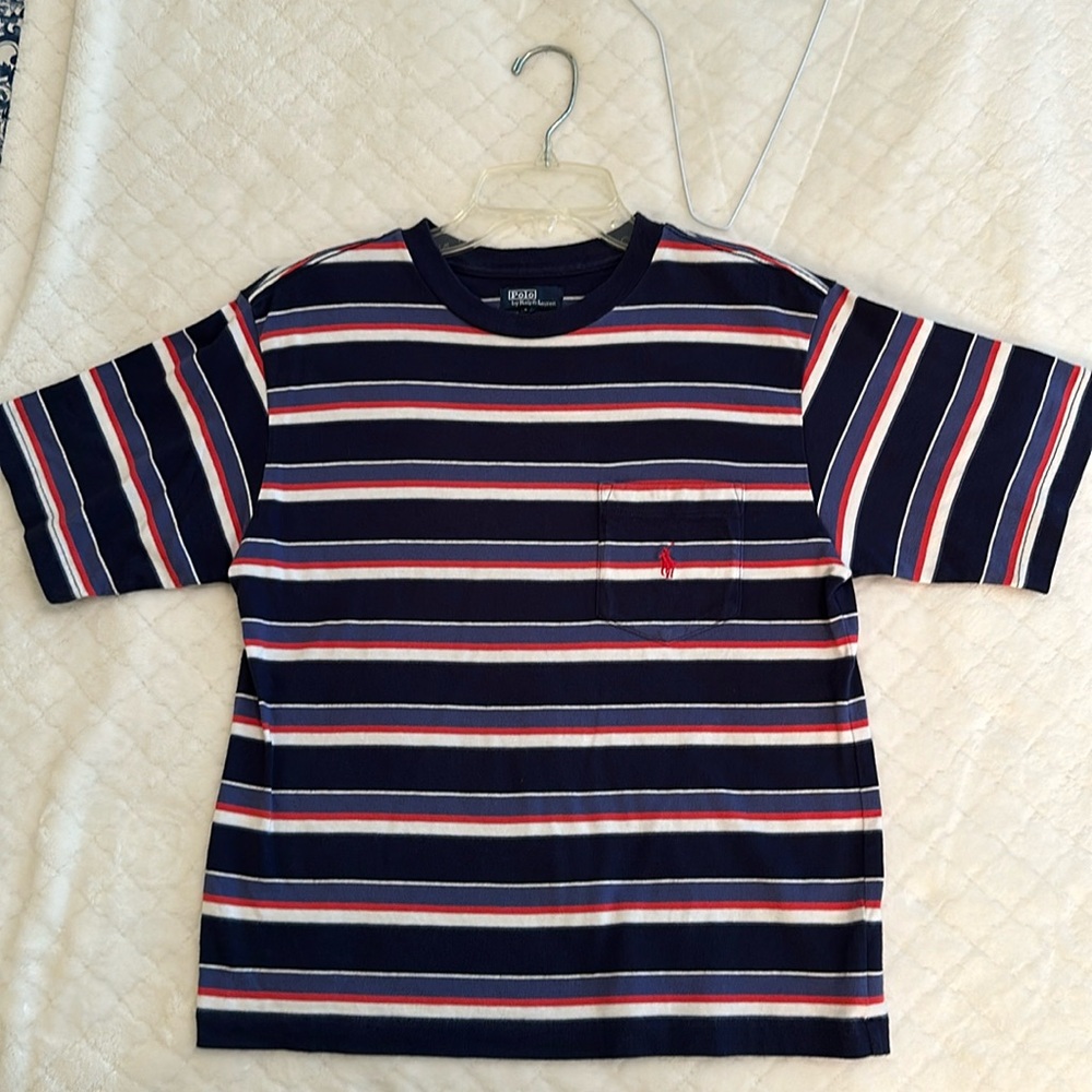 Boys Polo Pocket T Size S(8)